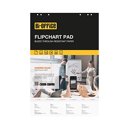 bi-office-bloc-papier-paperboard-euro-blanc-50-feuilles-perfor image 5