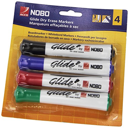 nobo-glide-marqueurs-effa-ables-tableau-blanc-pointe-ogive-2mm-lot-de-4-1902096 image 4