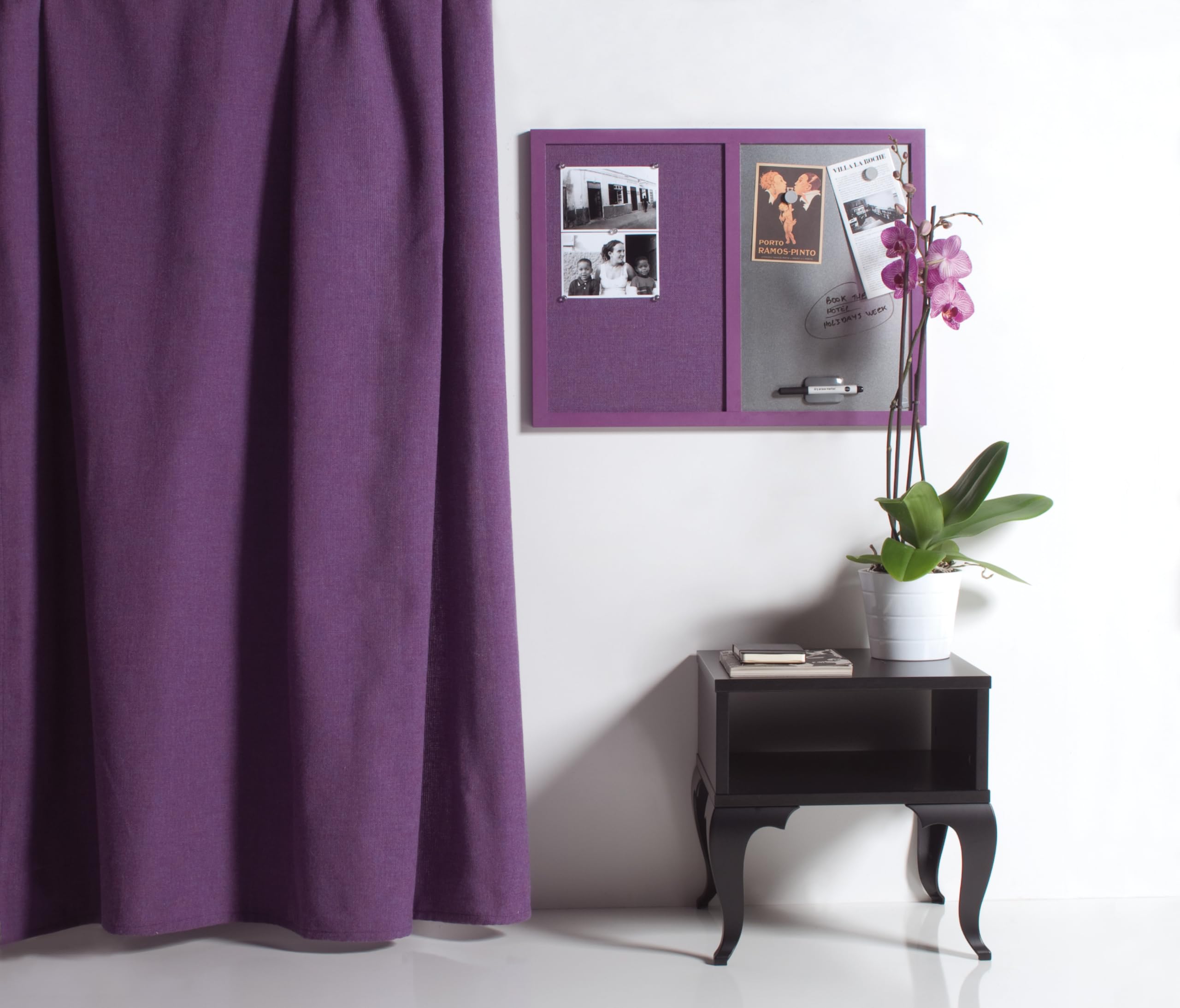 bi-office-lavender-tableau-mixte-magn-tique-et-tissu-60-x-45-cm-violet image 4