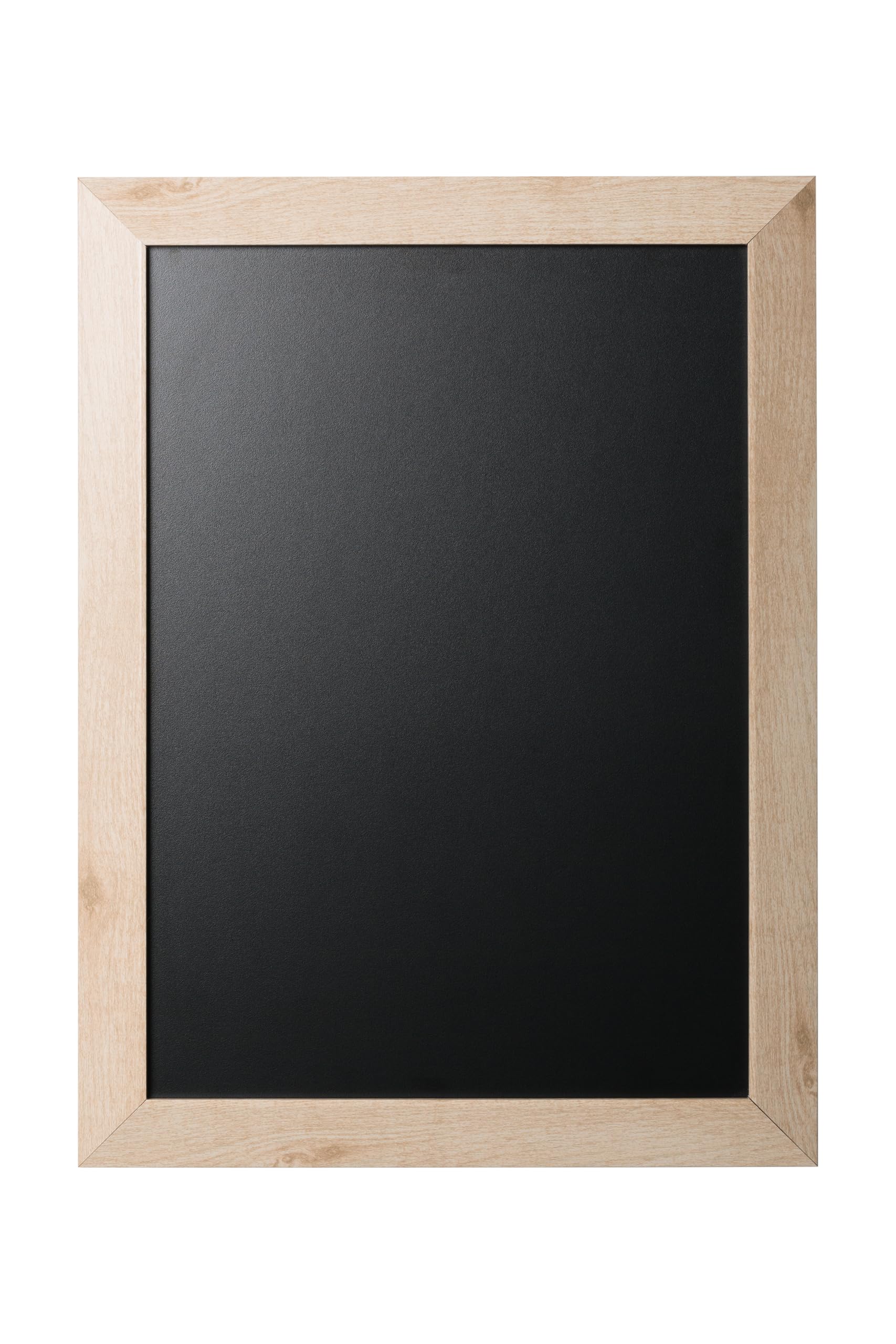 bi-office-kamashi-bianco-tableau-craie-noir-90-x-60-cm-cadre-mdf-pin-blanc image 2