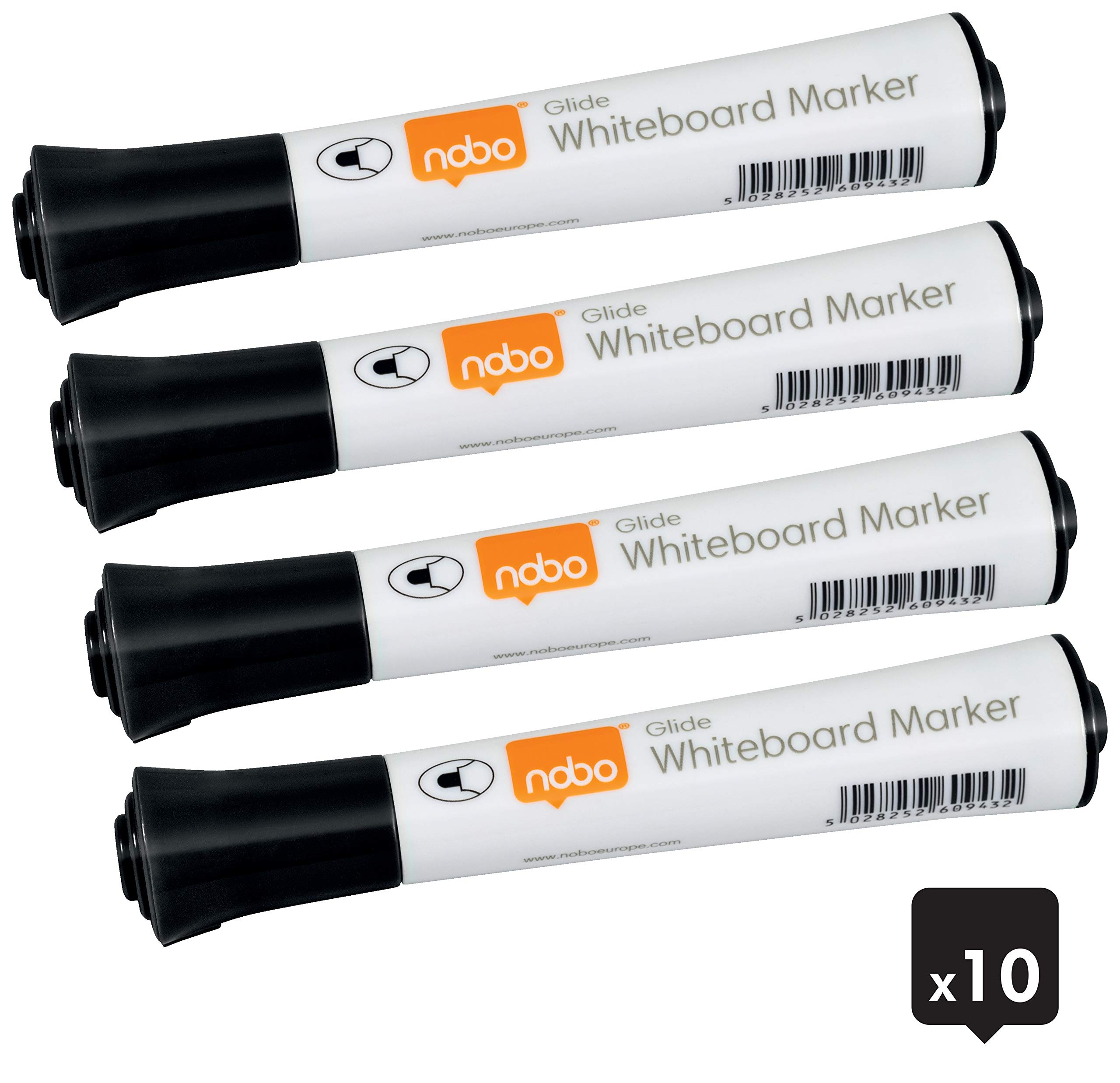 nobo-glide-marqueurs-effa-ables-sec-pointe-ogive-2-mm-noir-lot-de-10 image 4