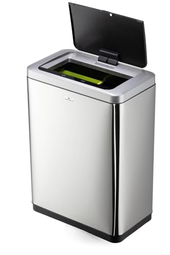 durable-no-touch-duo-poubelle-automatique-2-x-20-l-argent-inox-sans-contact image 8