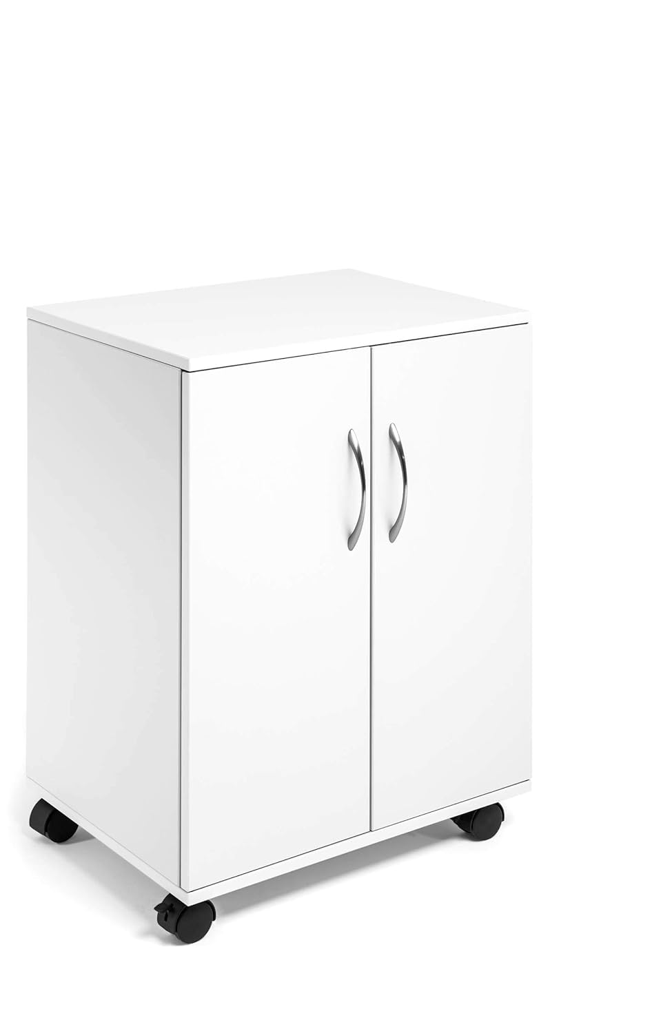 durable-chariot-caisson-multifonctionnel-ferm-2-portes-blanc-528-x-737-x-400-mm image 2