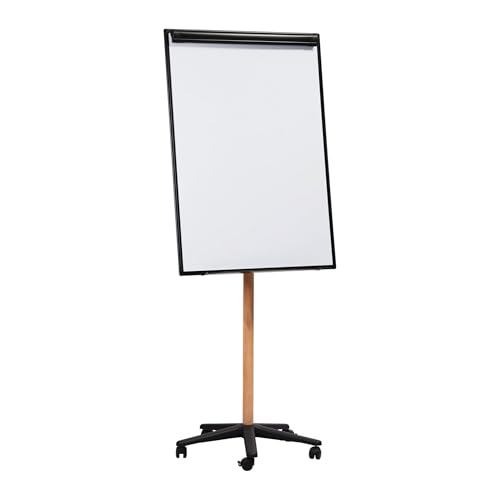 bi-office-essence-chevalet-de-conf-rence-mobile-magn-tique-cadre-alu-noir-et-boi image 5