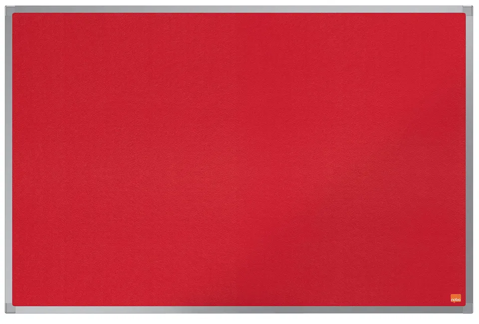 nobo-essence-tableau-d-affichage-feutre-900x600-mm-cadre-aluminium-rouge image 1