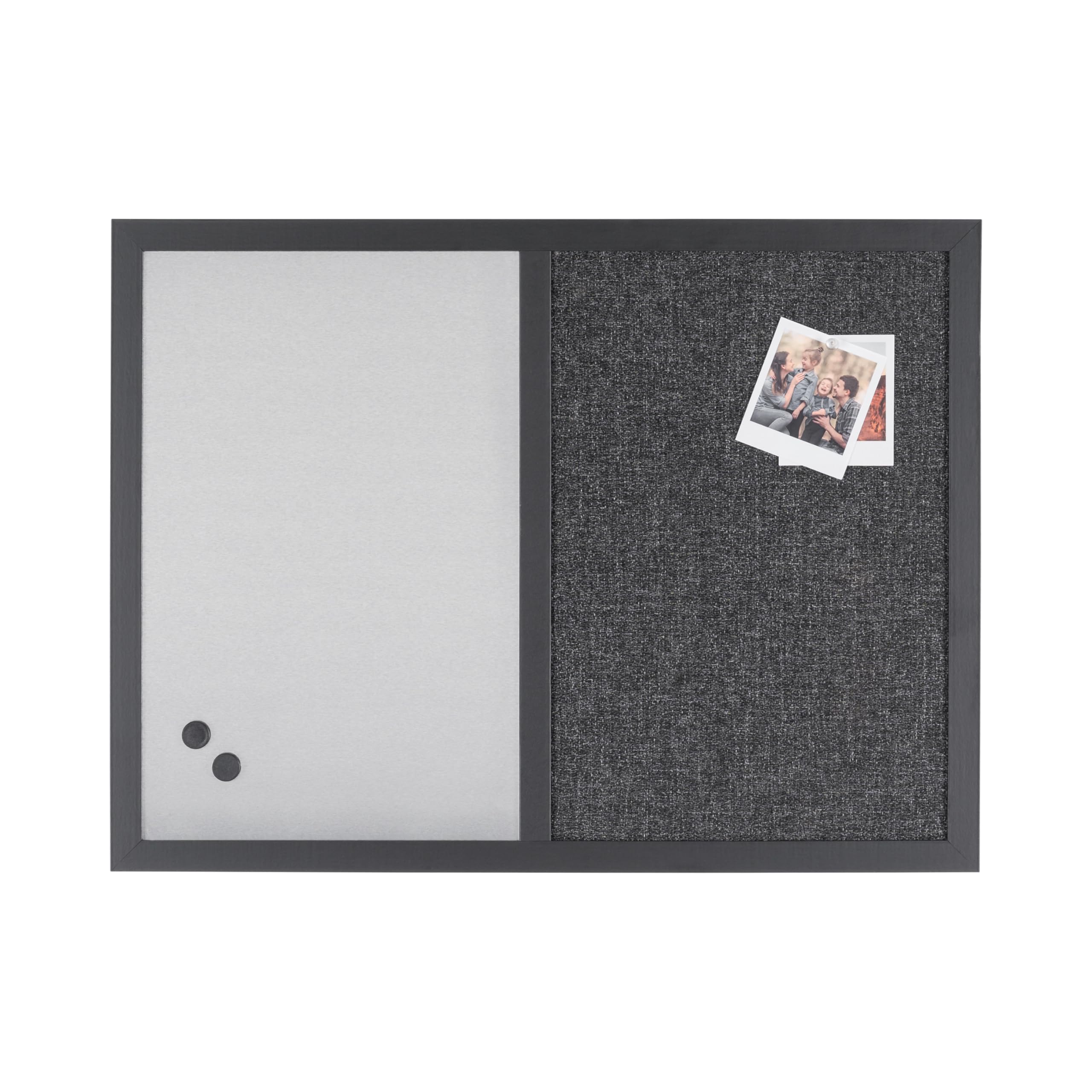 bi-office-black-shadow-tableau-mixte-magn-tique-et-d-affichage-cadre-en-mdf-60-x image 1