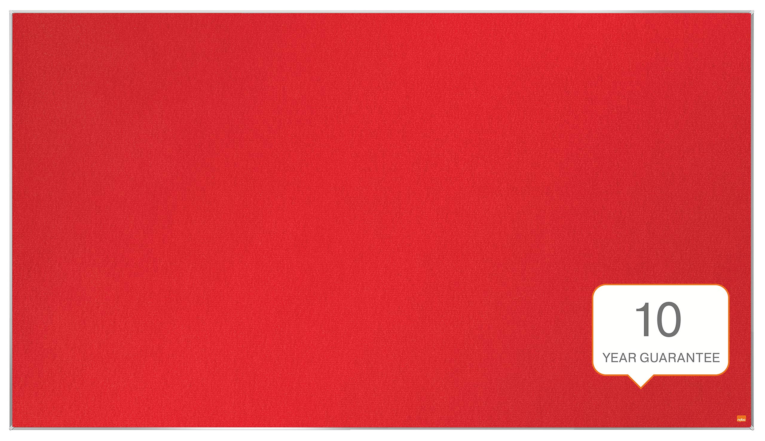 nobo-impression-pro-tableau-d-affichage-feutre-widescreen-1550x870mm-rouge image 2