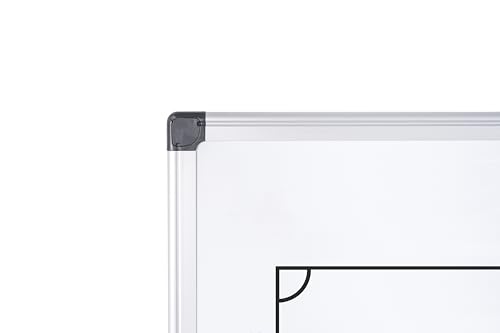 bi-office-maya-tableau-blanc-magn-tique-football-a4-acier-laqu-cadre-aluminium image 8