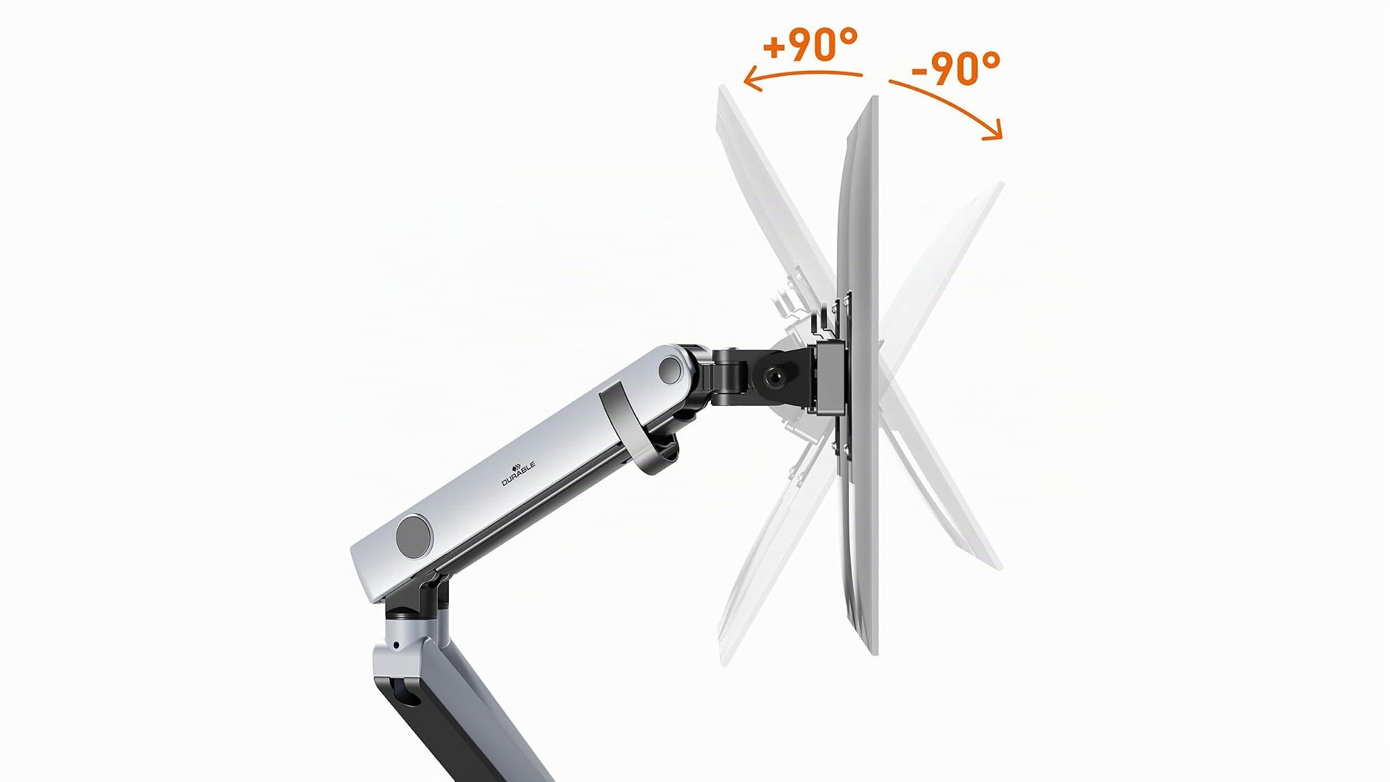 durable-select-plus-bras-support-double-cran-jusqu-32-pouces-8-kg-argent image 4
