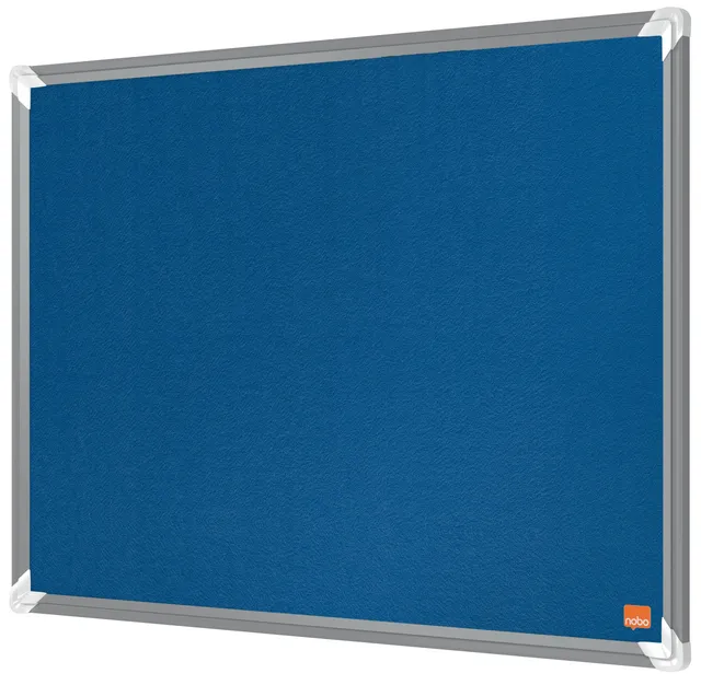 nobo-premium-plus-tableau-d-affichage-en-feutre-600-x-450-mm-cadre-aluminium-ble image 1