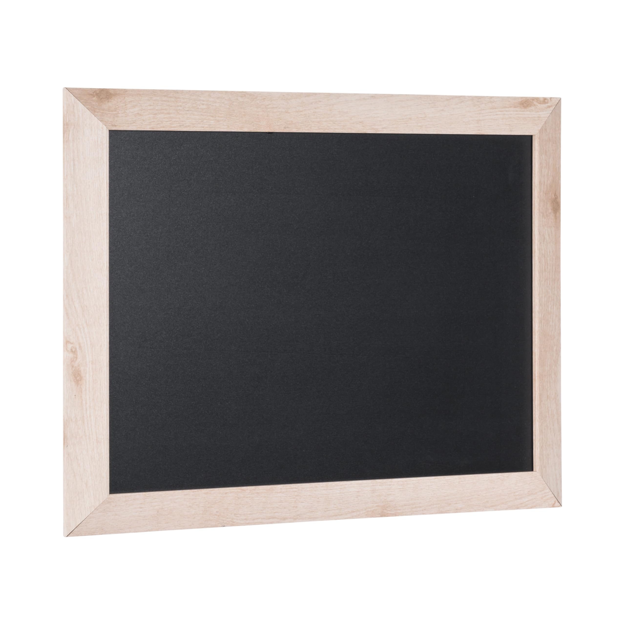 bi-office-kamashi-bianco-tableau-craie-noir-90-x-60-cm-cadre-mdf-pin-blanc image 3