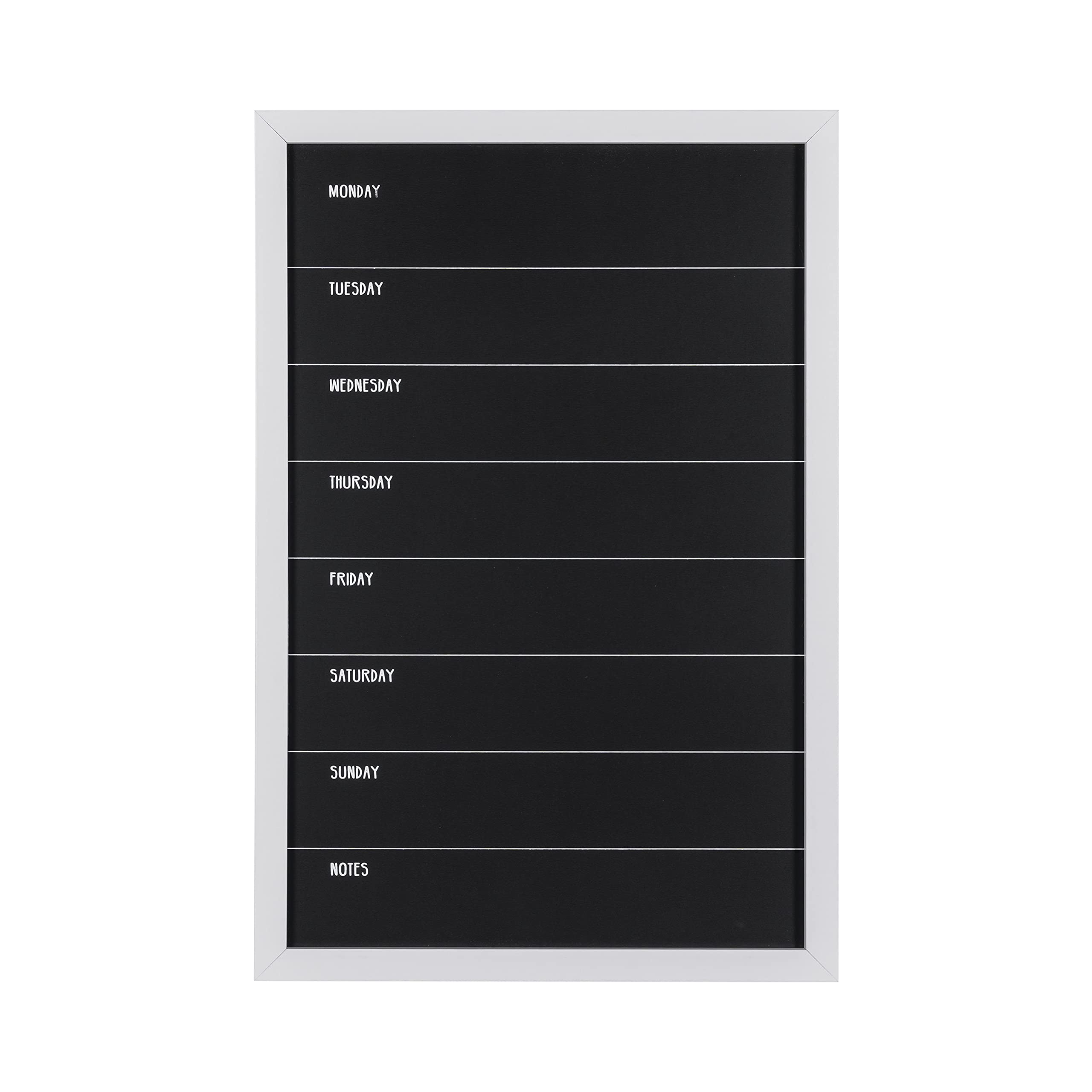 bi-office-maya-tableau-noir-craie-40-x-60-cm-cadre-mdf-blanc image 2
