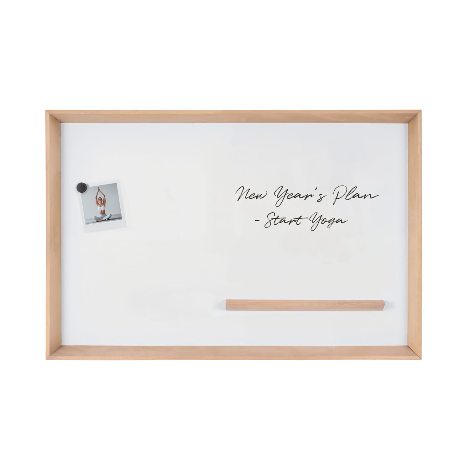 bi-office-inversa-tableau-blanc-magn-tique-design-60-x-45-cm-acier-laqu-cadre-bo image 1