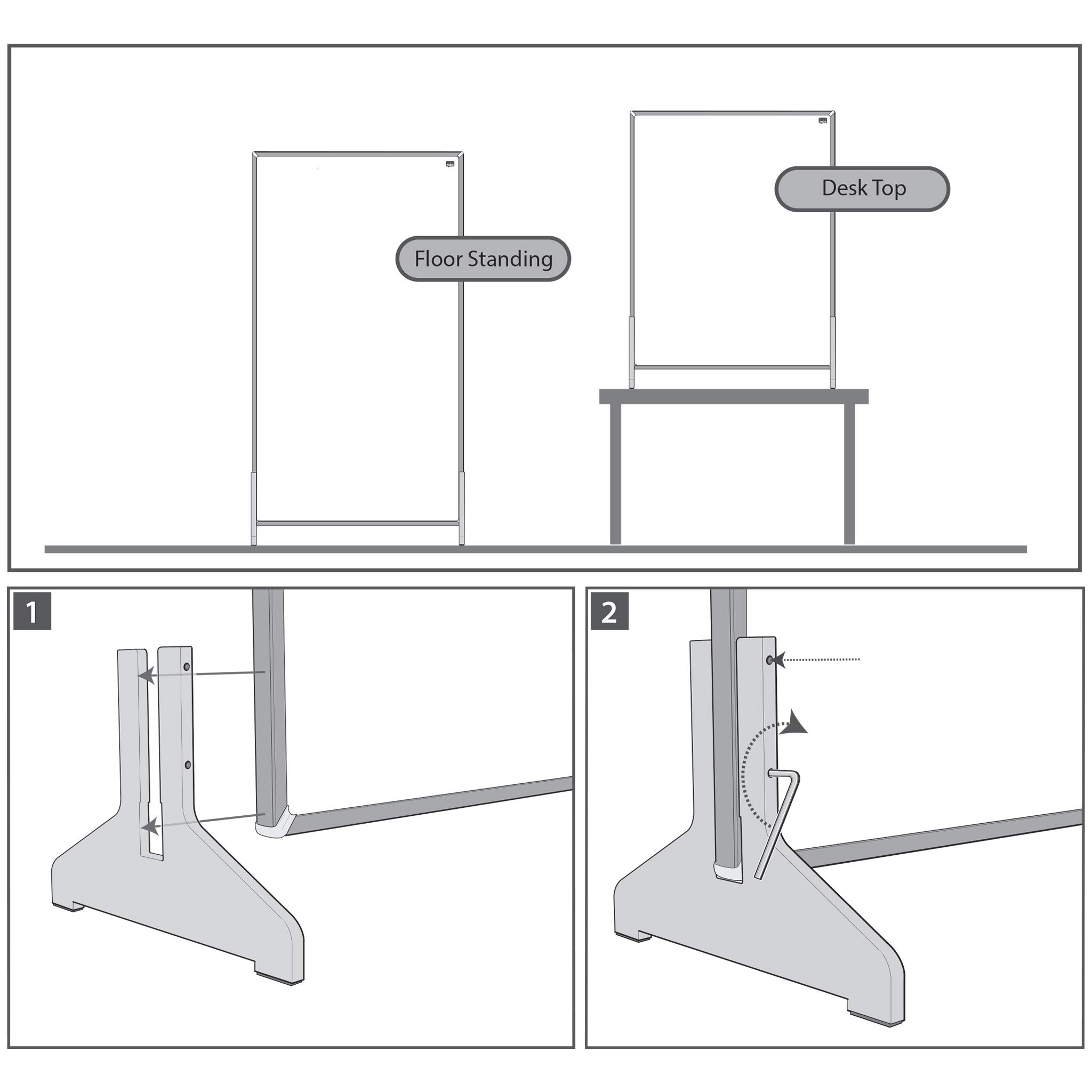 nobo-impression-pro-s-parateur-de-bureau-feutre-rouge-1400x1000-mm-cloison-et-ta image 5