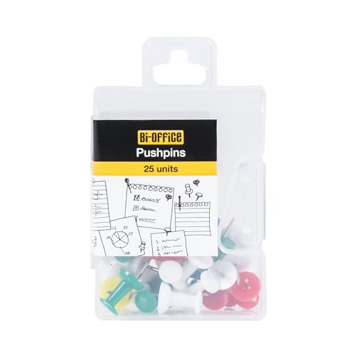bi-office-lot-de-25-pingles-transparentes-t-te-ronde-pour-panneau-li-ge image 5