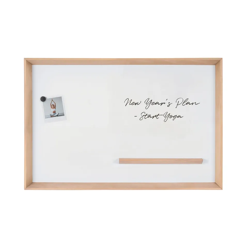 bi-office-inversa-tableau-blanc-magn-tique-design-60-x-45-cm-acier-laqu-cadre-bo image 1