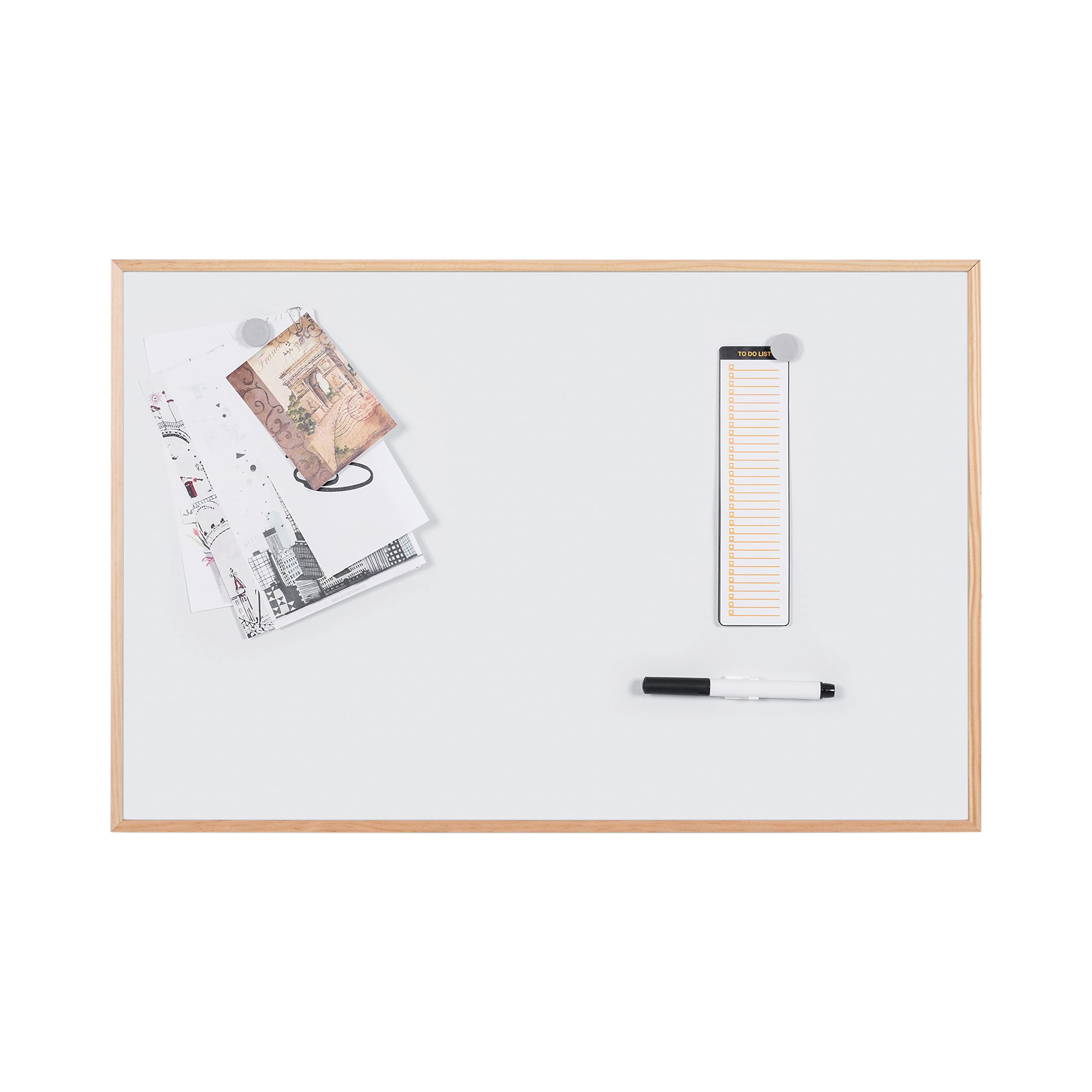 bi-office-earth-new-basic-tableau-blanc-magn-tique-60-x-40-cm-acier-laqu-cadre-p image 1