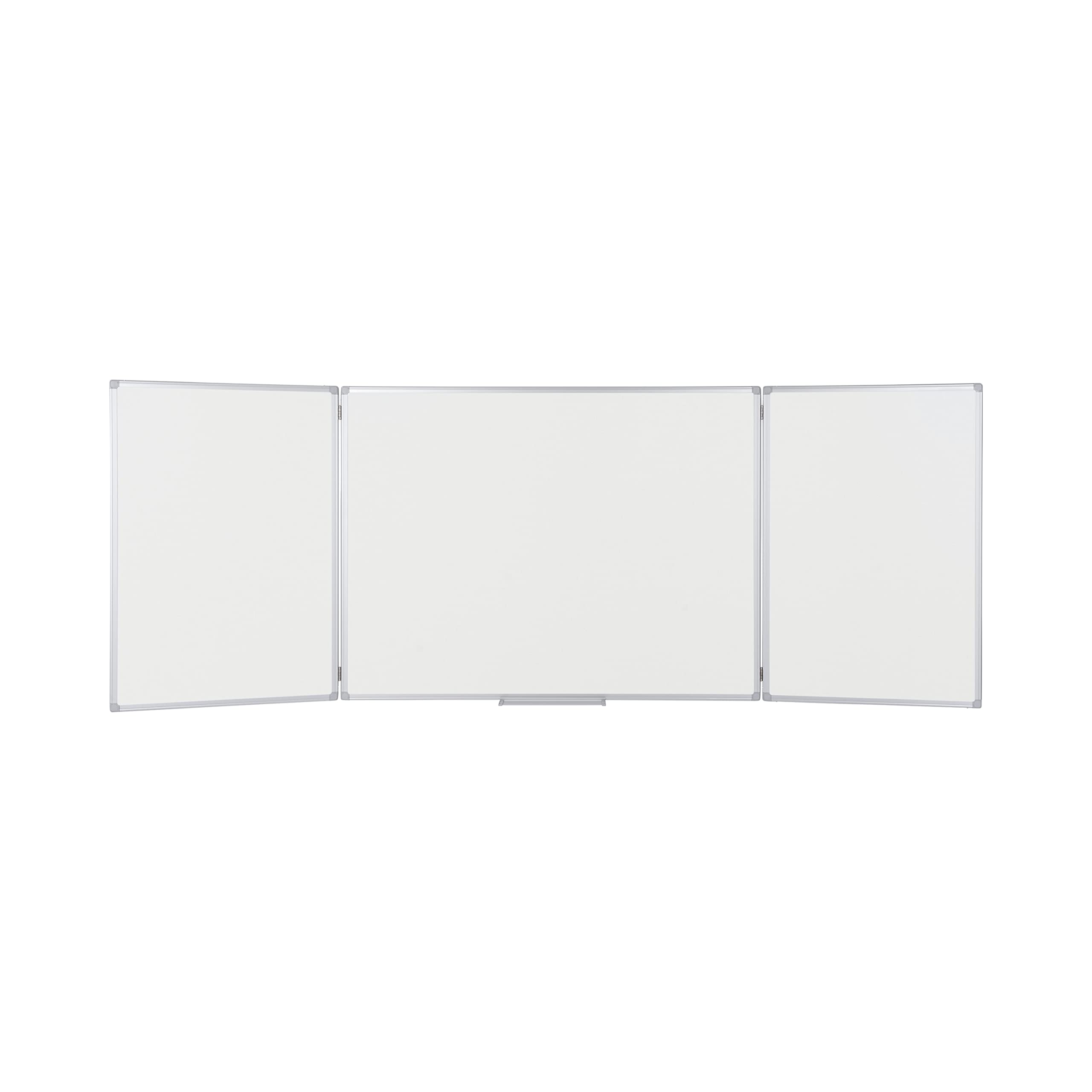 bi-office-earth-tableau-blanc-triptyque-magn-tique-maill-90-x-60-cm-ferm-180-x-6 image 1