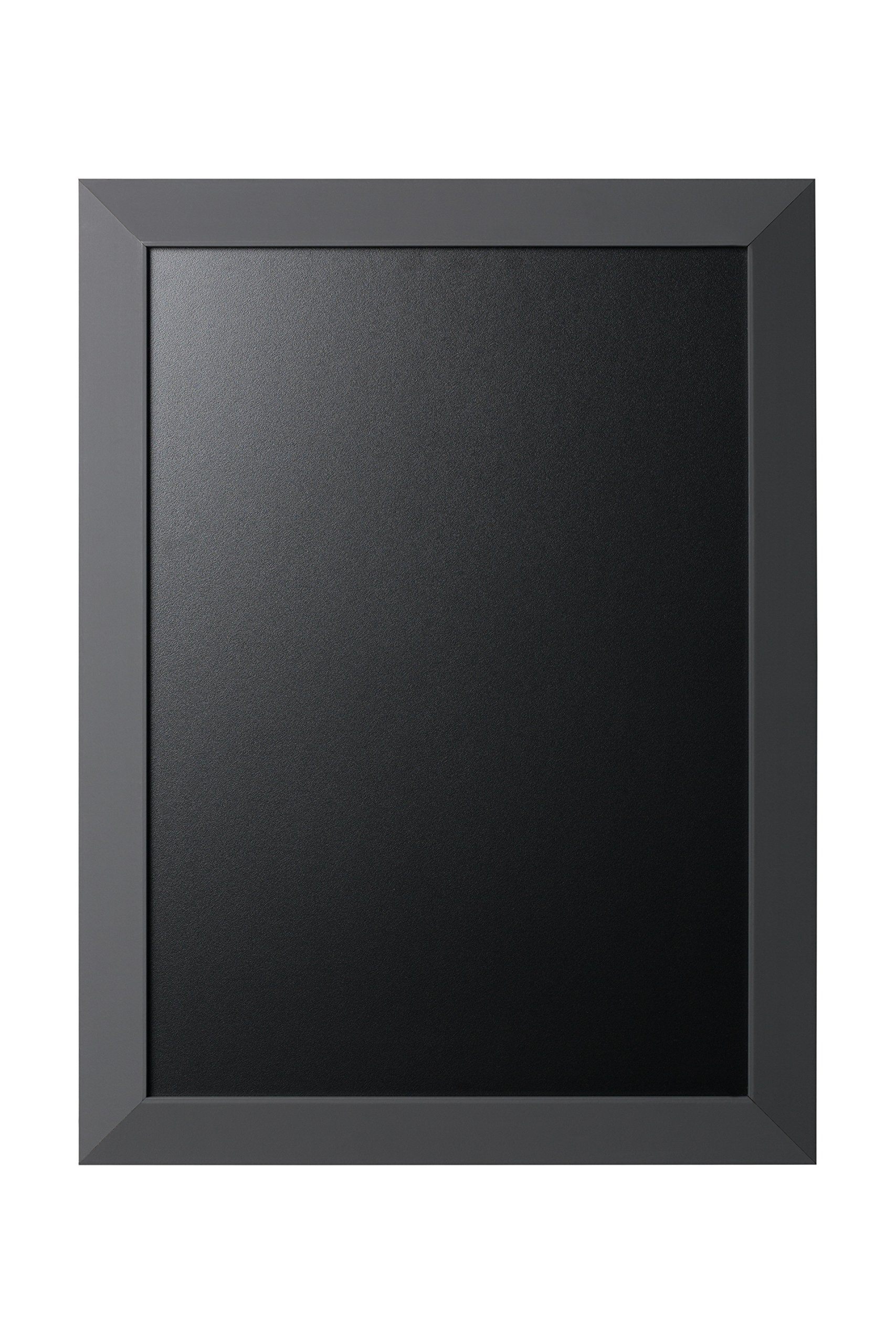 bi-office-kamashi-tableau-craie-noir-60-x-45-cm-cadre-mdf-gris-anthracite image 3
