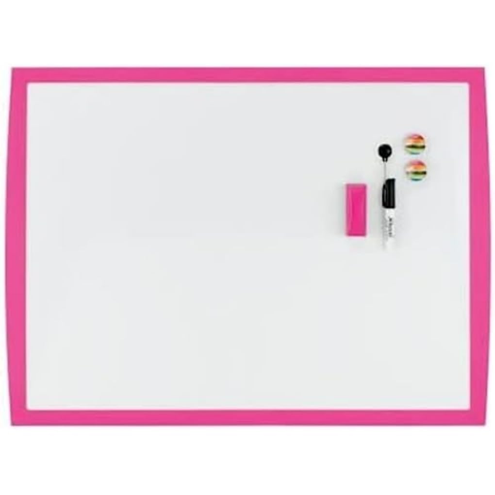 nobo-essence-petit-tableau-blanc-magn-tique-mural-cadre-rose-585x430mm-2104177 image 1