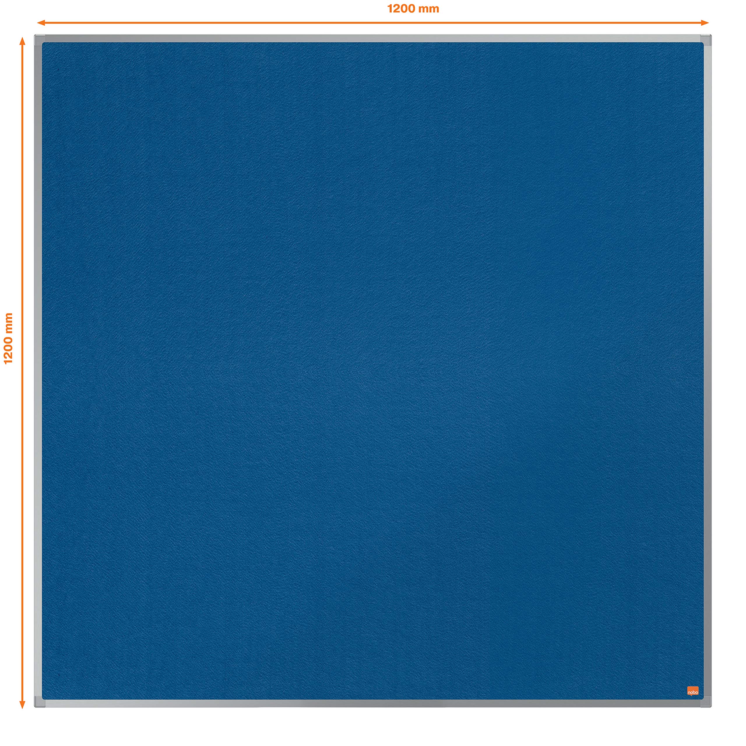 nobo-essence-tableau-d-affichage-feutre-1200x1200mm-bleu-cadre-aluminium image 3