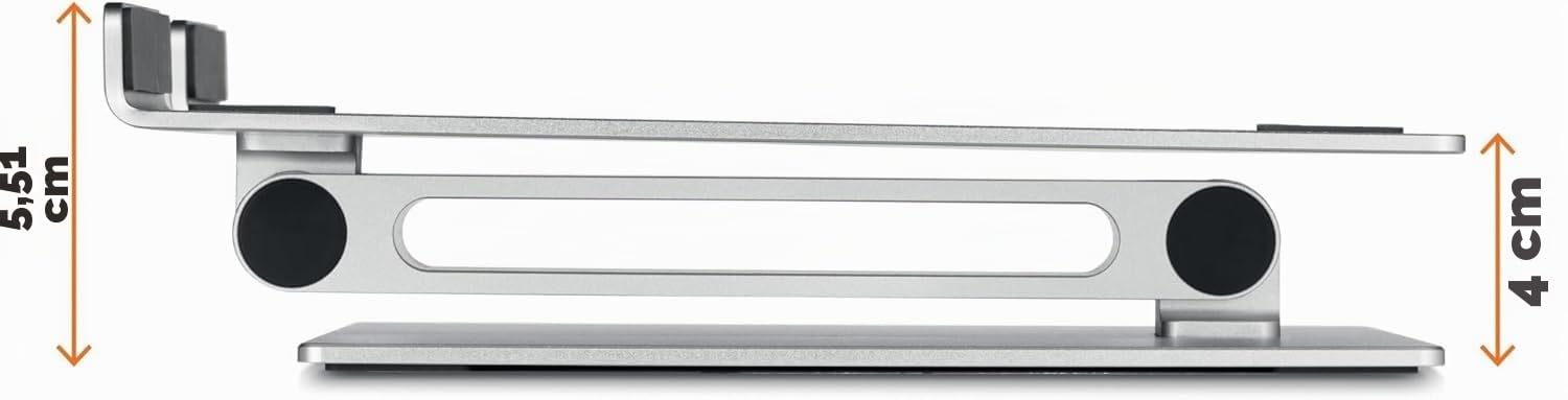 durable-support-ordinateur-portable-aluminium-argent-10-17-pouces image 3