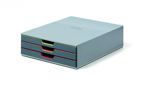 durable-varicolor-3-module-de-classement-3-tiroirs-a4-280-x-95-x-356-mm-multicol image 1