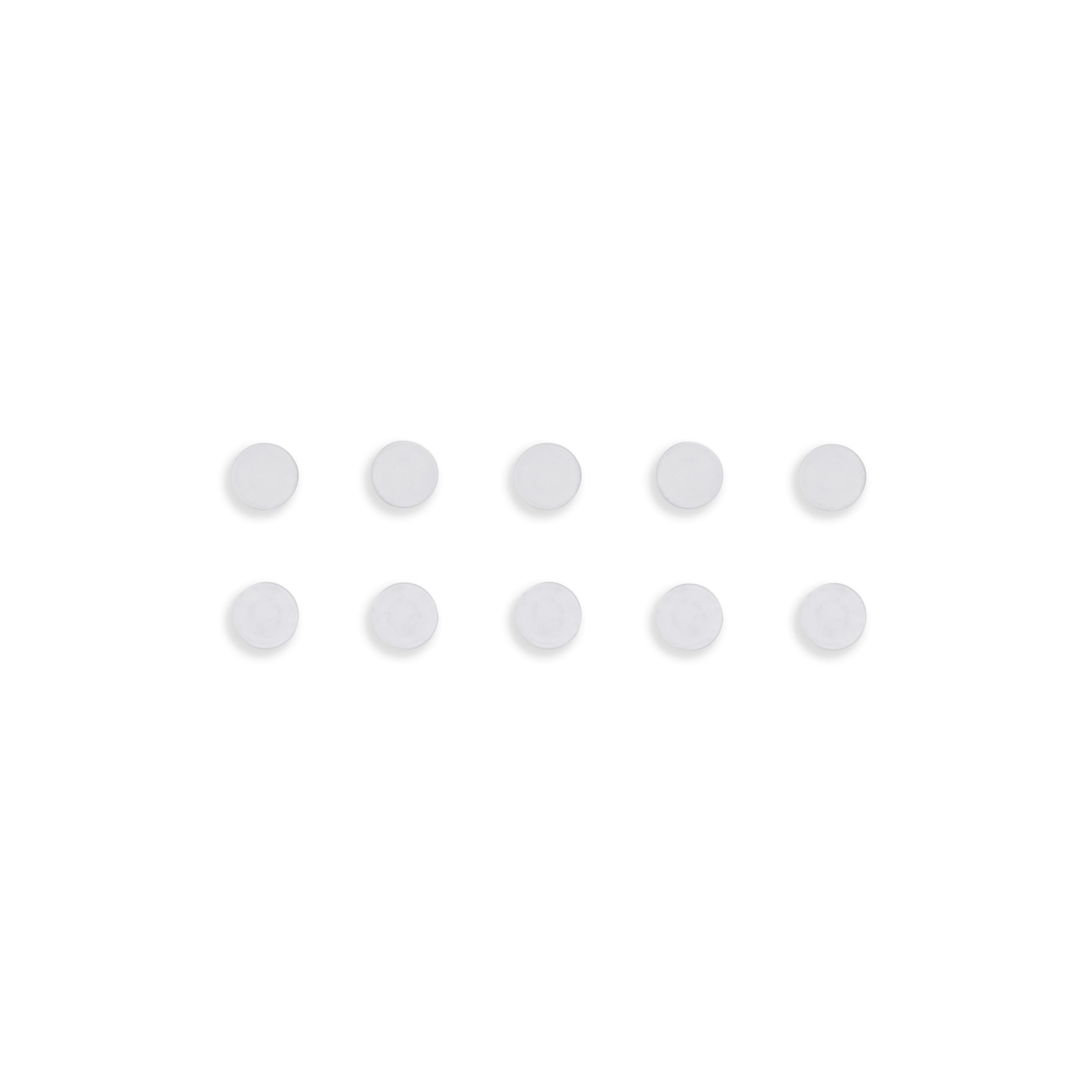 bi-office-lot-de-10-aimants-ronds-25-mm-blancs-pour-tableau-blanc image 1