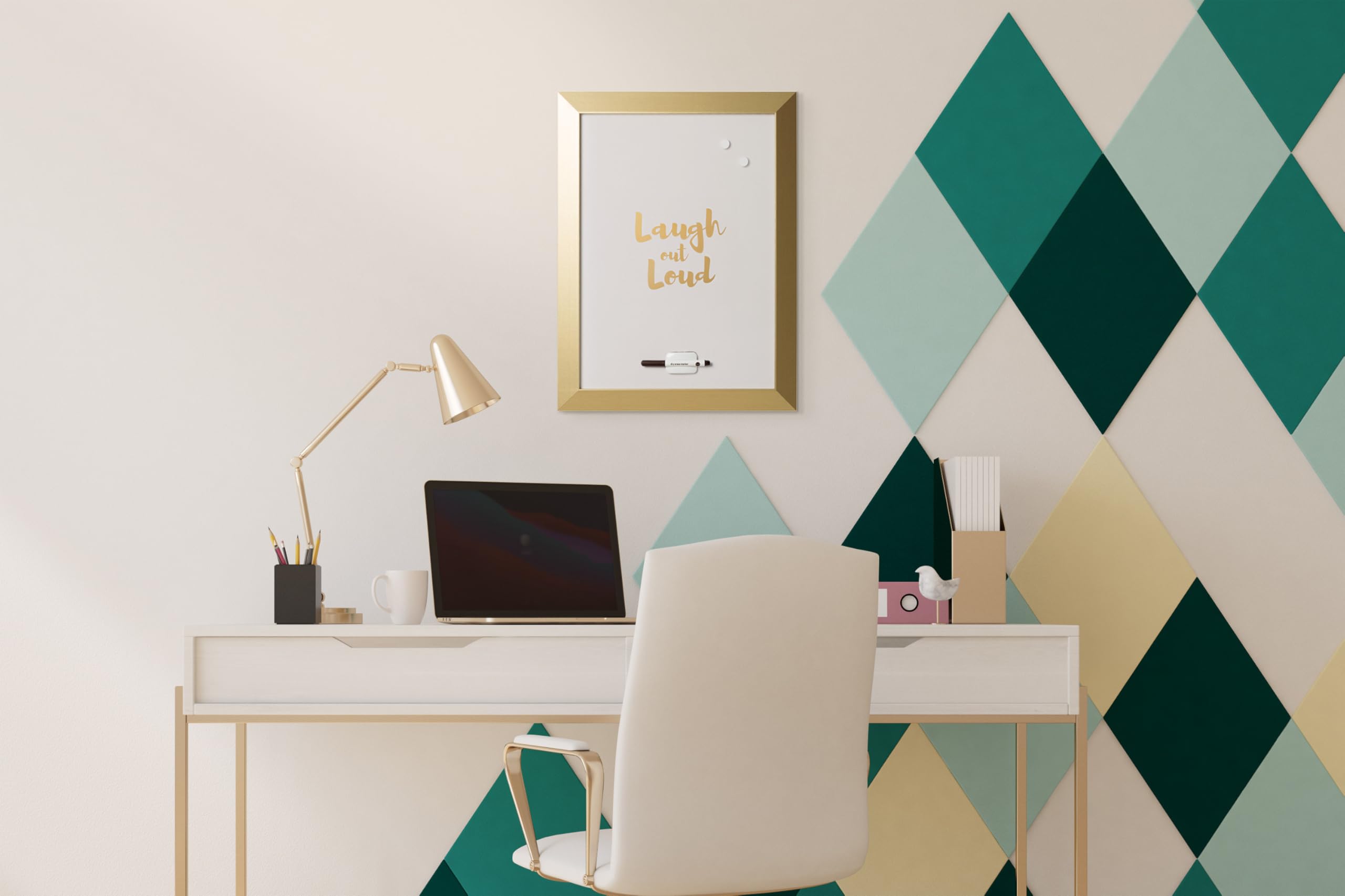 bi-office-tableau-blanc-kamashi-lol-45x60-cm-magn-tique-effa-able-cadre-mdf-dor image 6