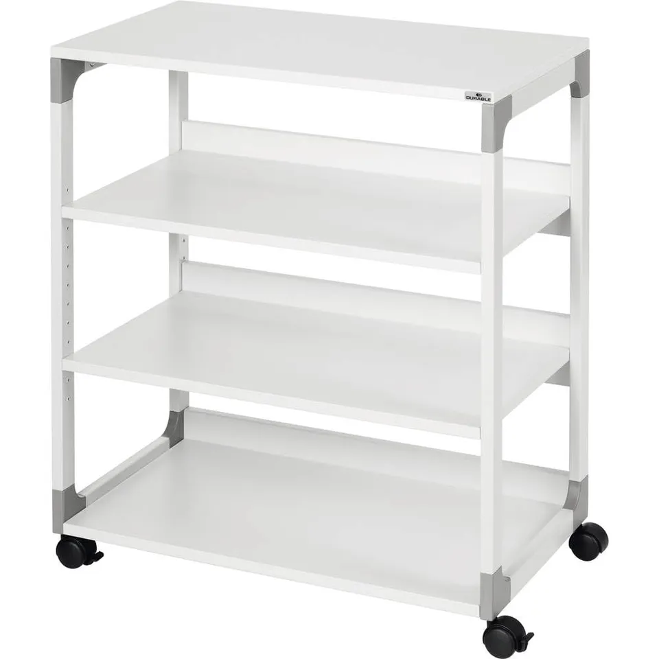 durable-371110-system-multi-trolley-desserte-mobile-4-niveaux-75-x-87-9-x-43-2-c image 1
