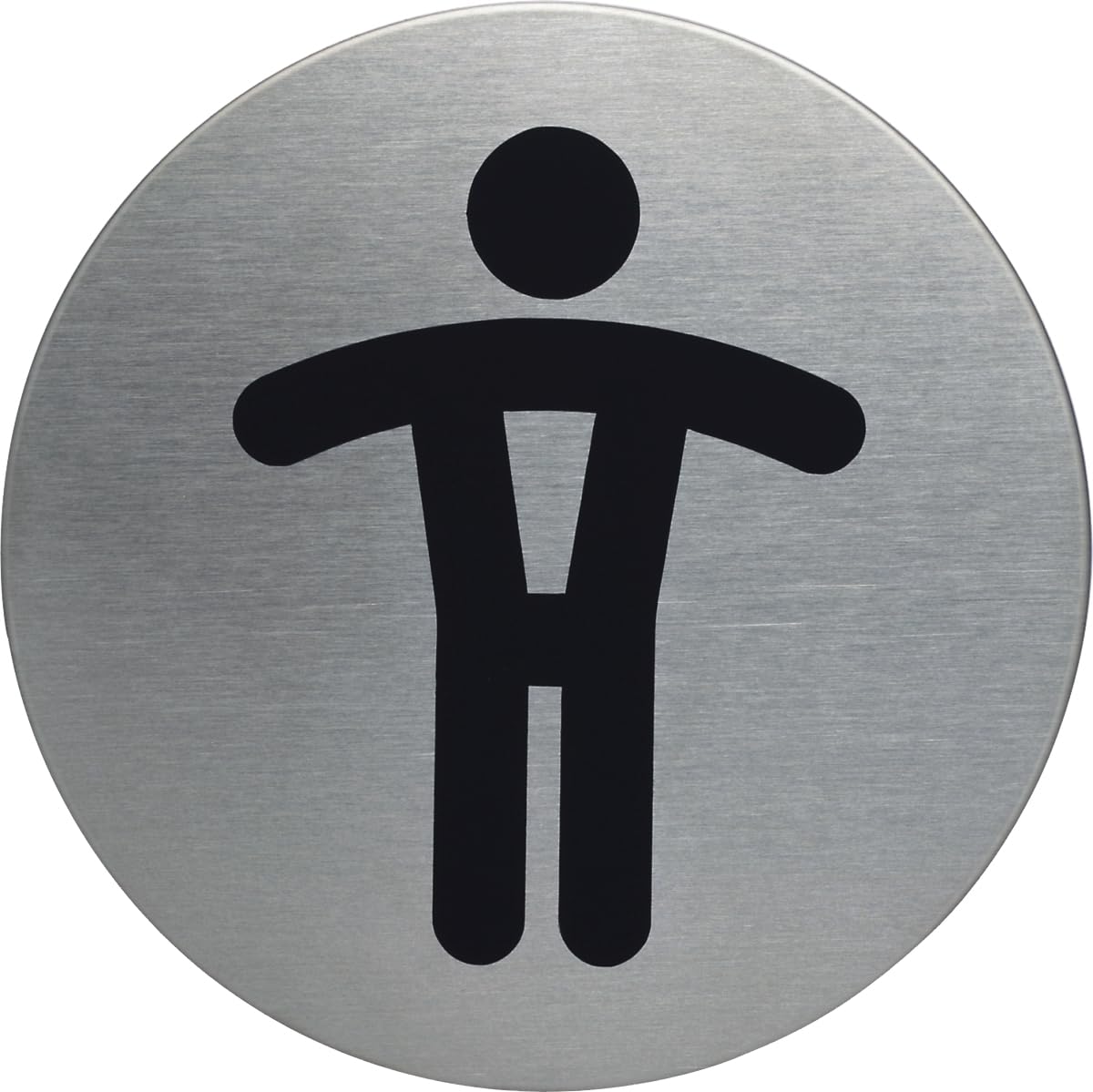 durable-plaque-de-porte-pictogramme-wc-rond-83-mm-acier-inoxydable-adh-sif image 8