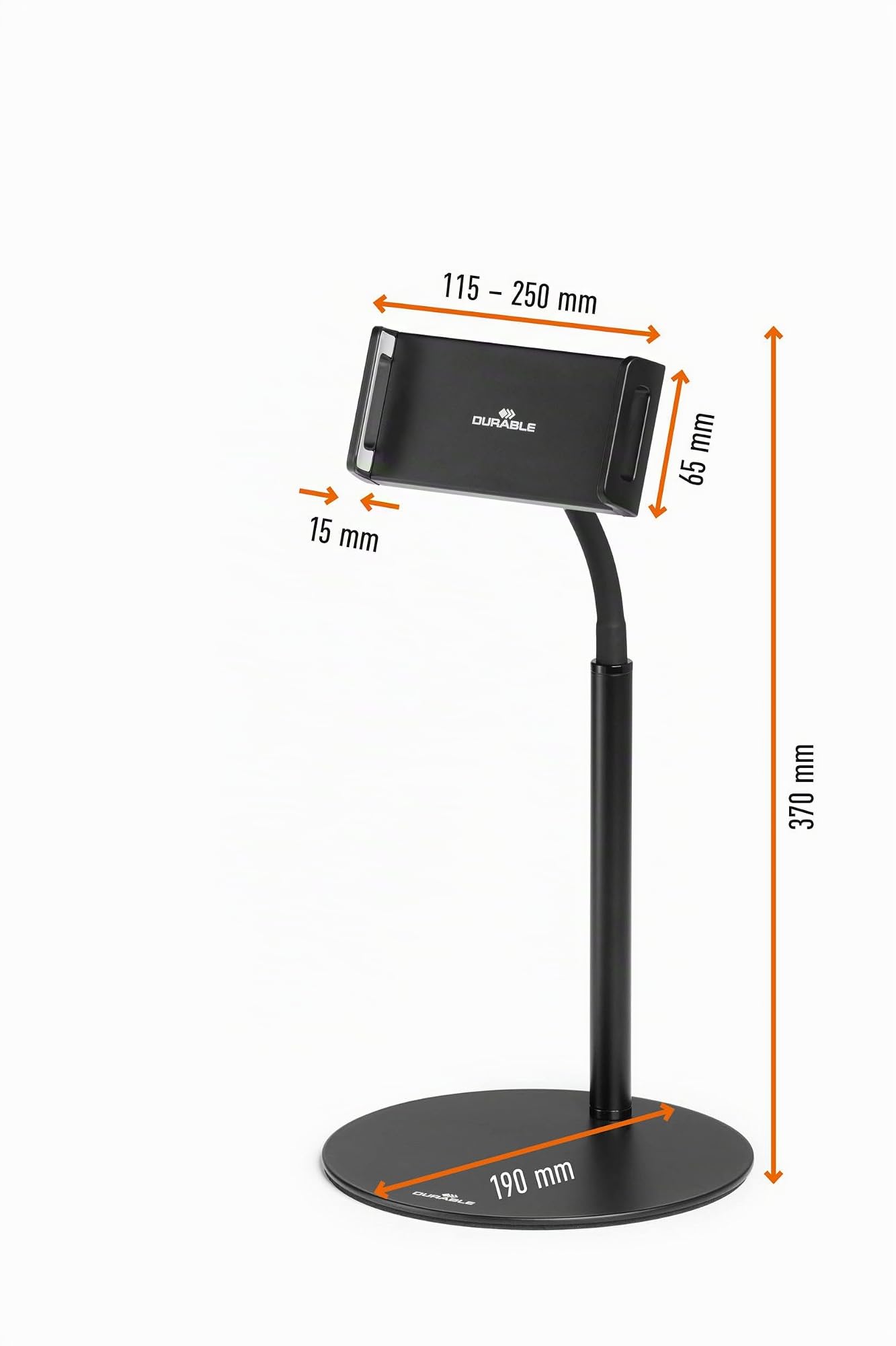 durable-twist-table-894101-support-tablette-bureau-4-7-13-noir image 3