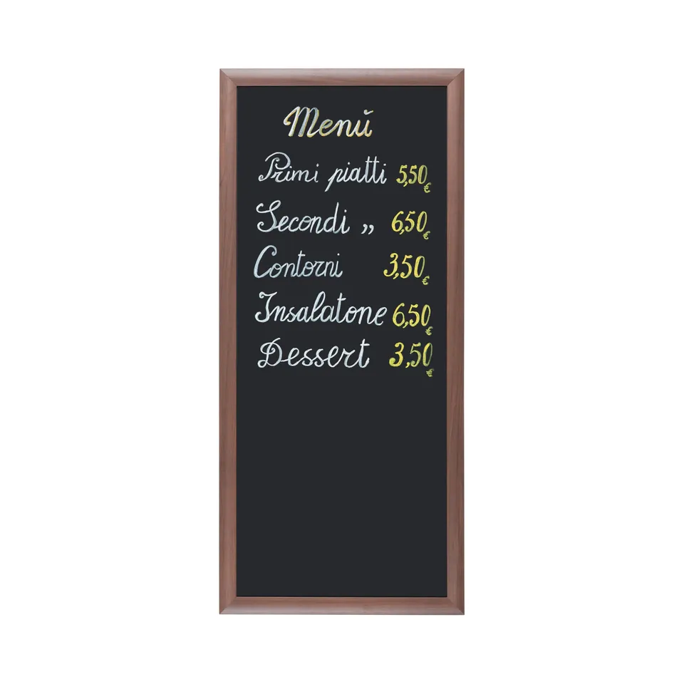bi-office-transitional-tableau-noir-100-x-45-cm-surface-non-magn-tique-cadre-mdf image 1