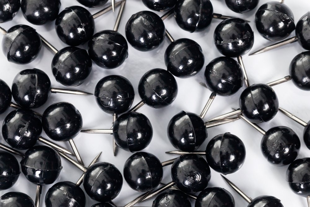 bi-office-lot-de-50-punaises-t-te-ronde-noires image 3