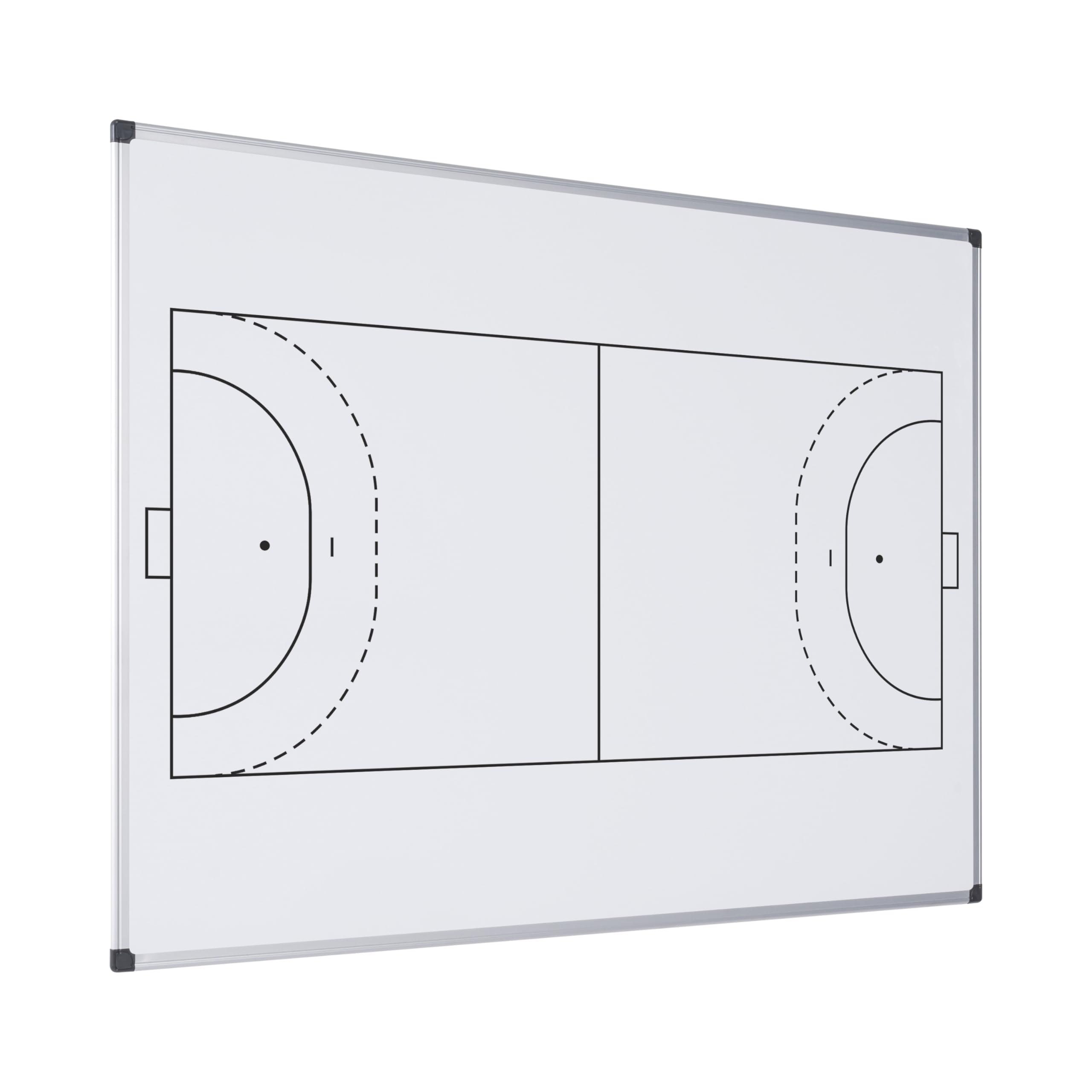 bi-office-maya-tableau-blanc-magn-tique-handball-a4-surface-acier-laqu-cadre-alu image 2