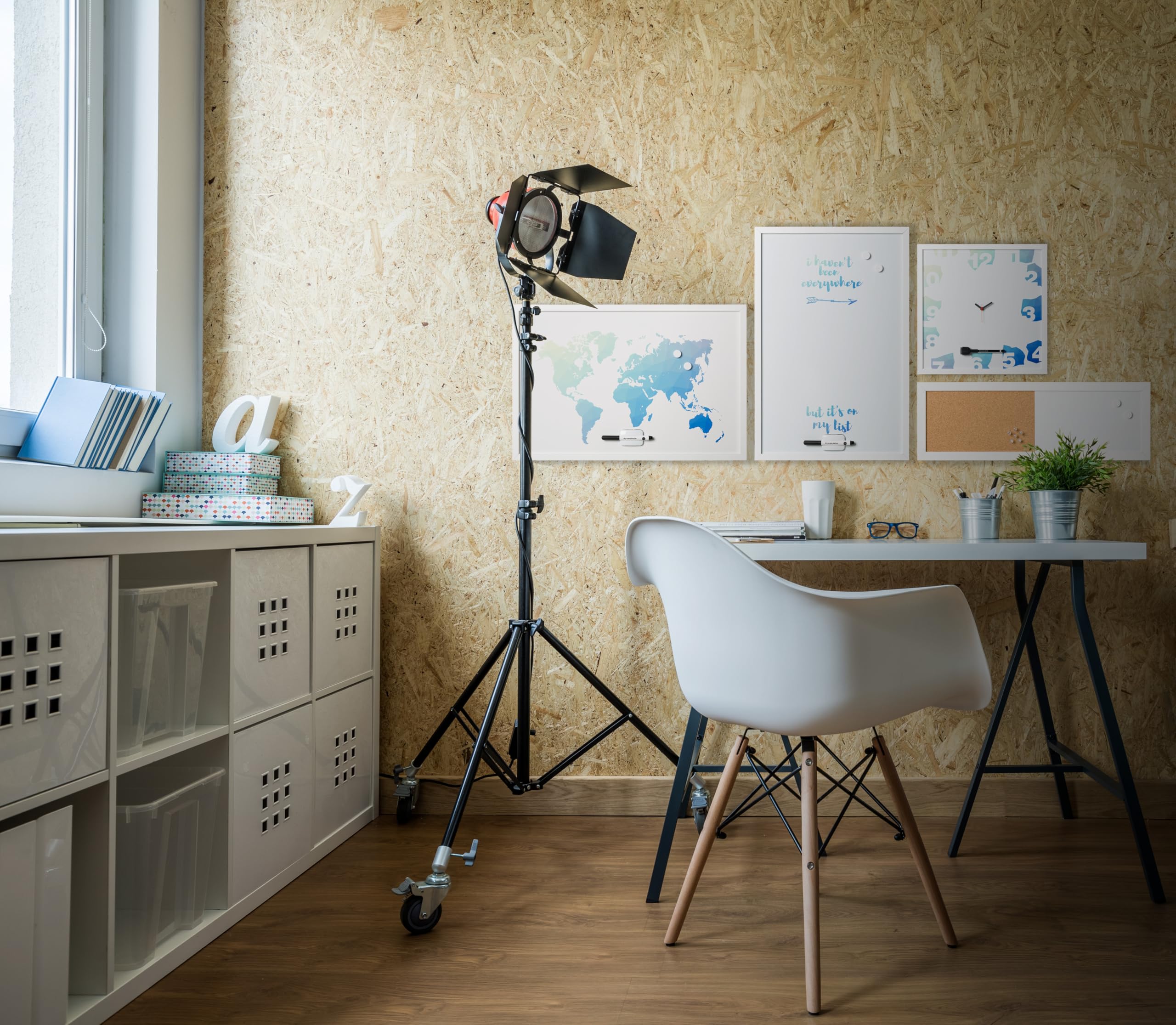 bi-office-tableau-blanc-polygon-montgolfi-re-magn-tique-40x60cm-cadre-mdf-blanc image 3