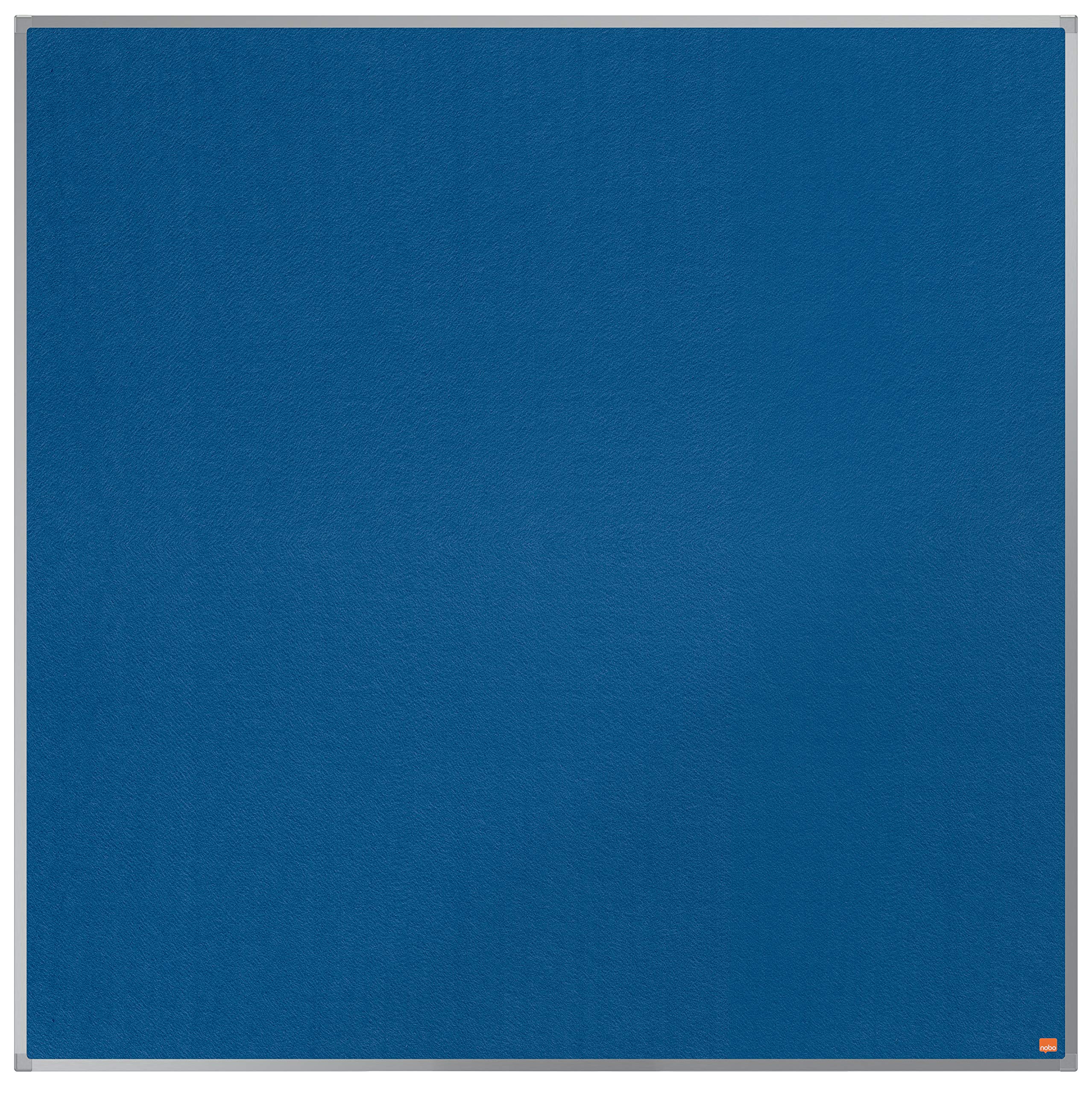 nobo-essence-tableau-d-affichage-feutre-1200x1200mm-bleu-cadre-aluminium image 1