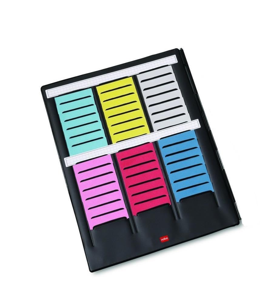 nobo-mini-planning-fiches-t-indice-2-2-volets-3-colonnes-16-fentes-3084600 image 5