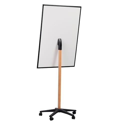 bi-office-essence-chevalet-de-conf-rence-mobile-magn-tique-cadre-alu-noir-et-boi image 7