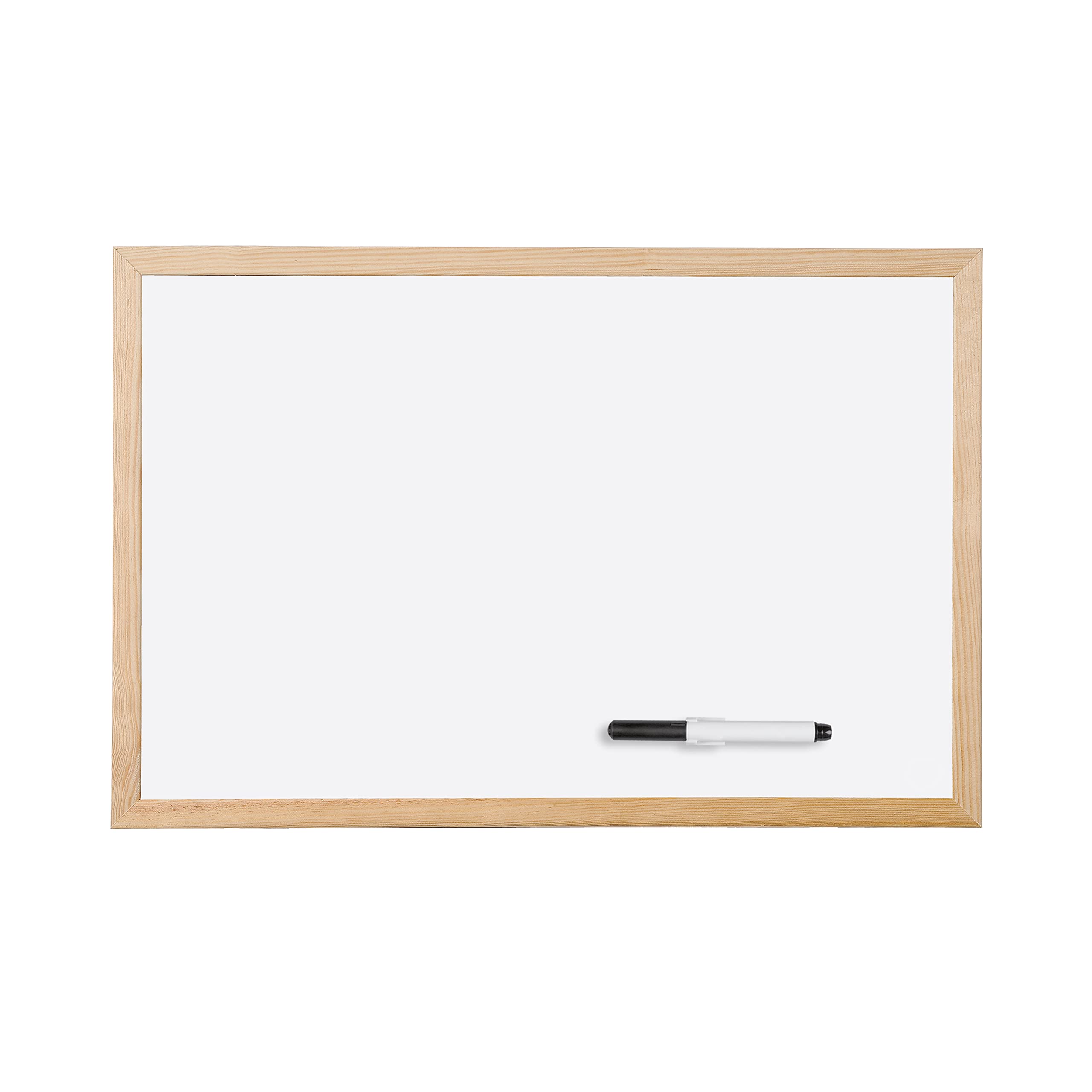 bi-office-budget-tableau-blanc-non-magn-tique-60-x-40-cm-cadre-bois image 1