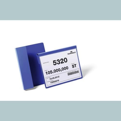 durable-duraplus-pochette-logistique-a6-paysage-bleue-avec-pli-de-serrage-lot-de image 8