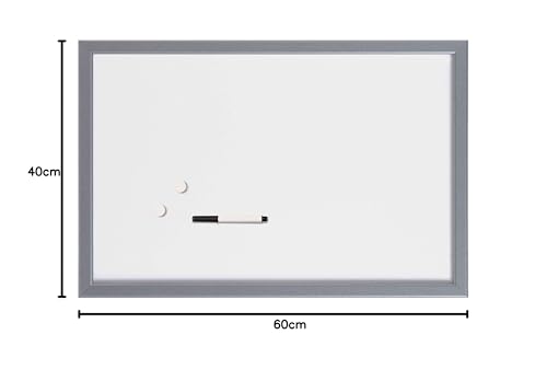 bi-office-maya-tableau-blanc-laqu-magn-tique-40-x-60-cm-cadre-argent image 7