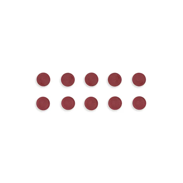 bi-office-aimants-ronds-30-mm-pour-tableau-blanc-magn-tique-lot-de-10-rouges image 1