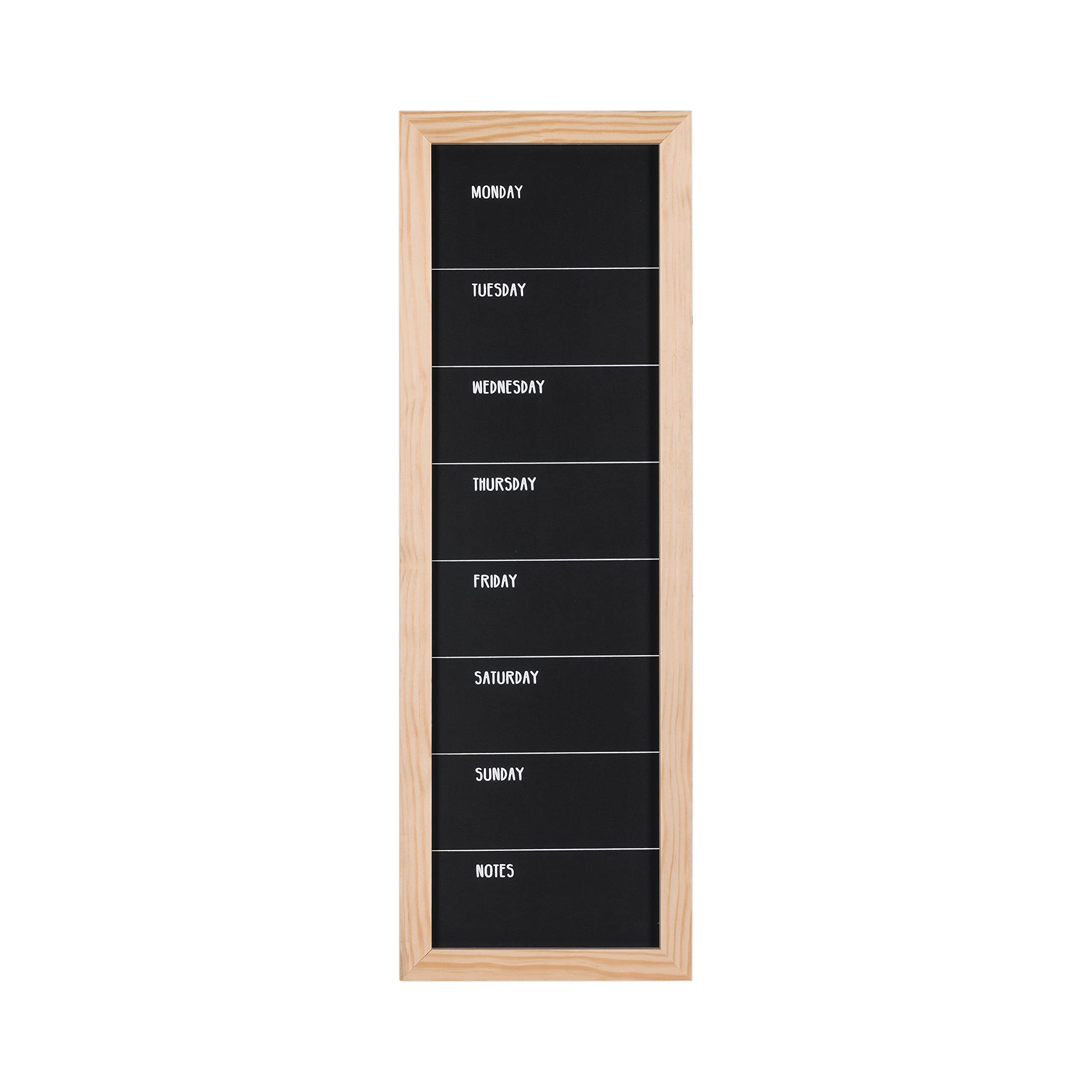 bi-office-tableau-noir-craie-20-x-60-cm-cadre-pin image 2