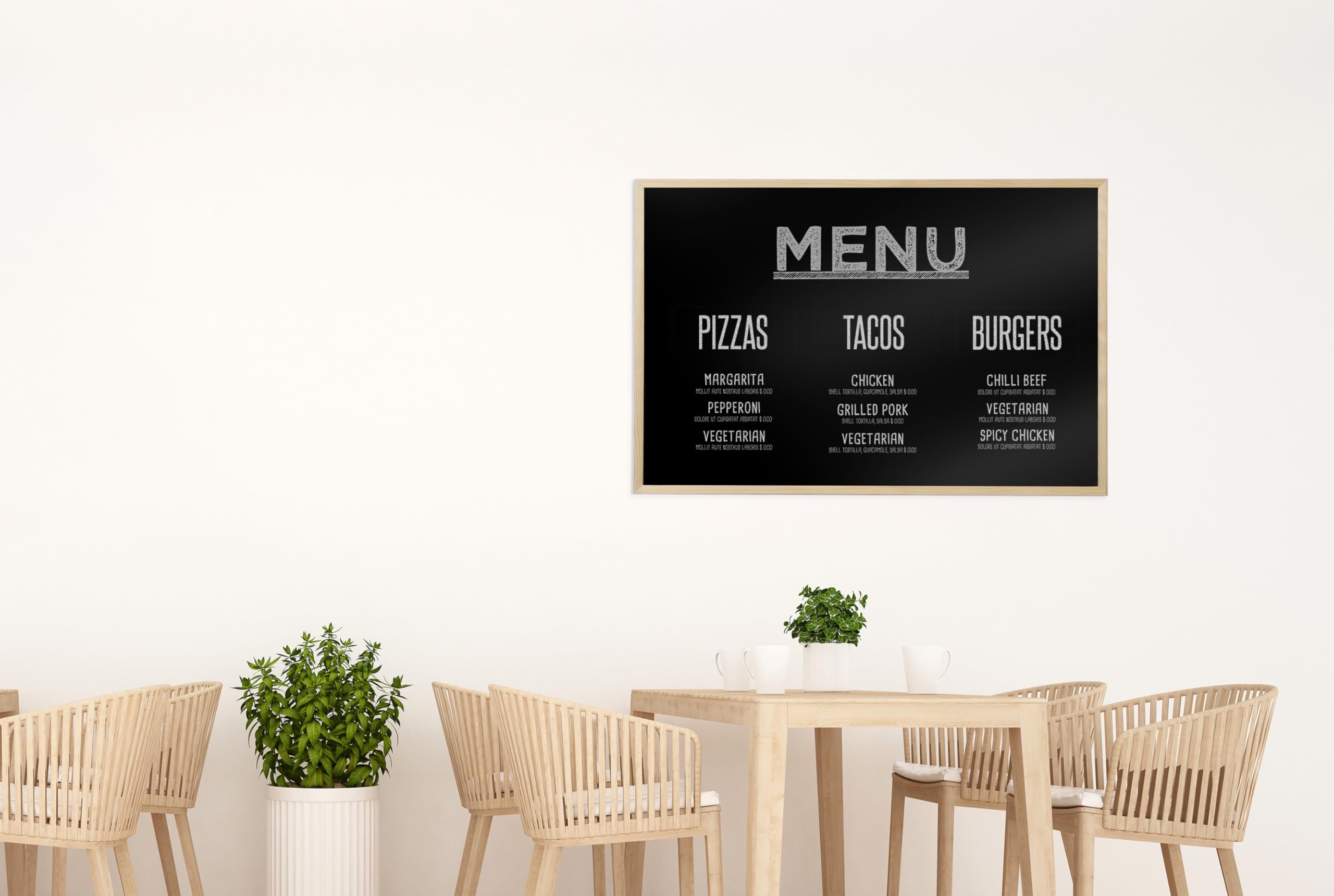 bi-office-tableau-noir-craie-cadre-pin-90-x-60-cm-basic image 7