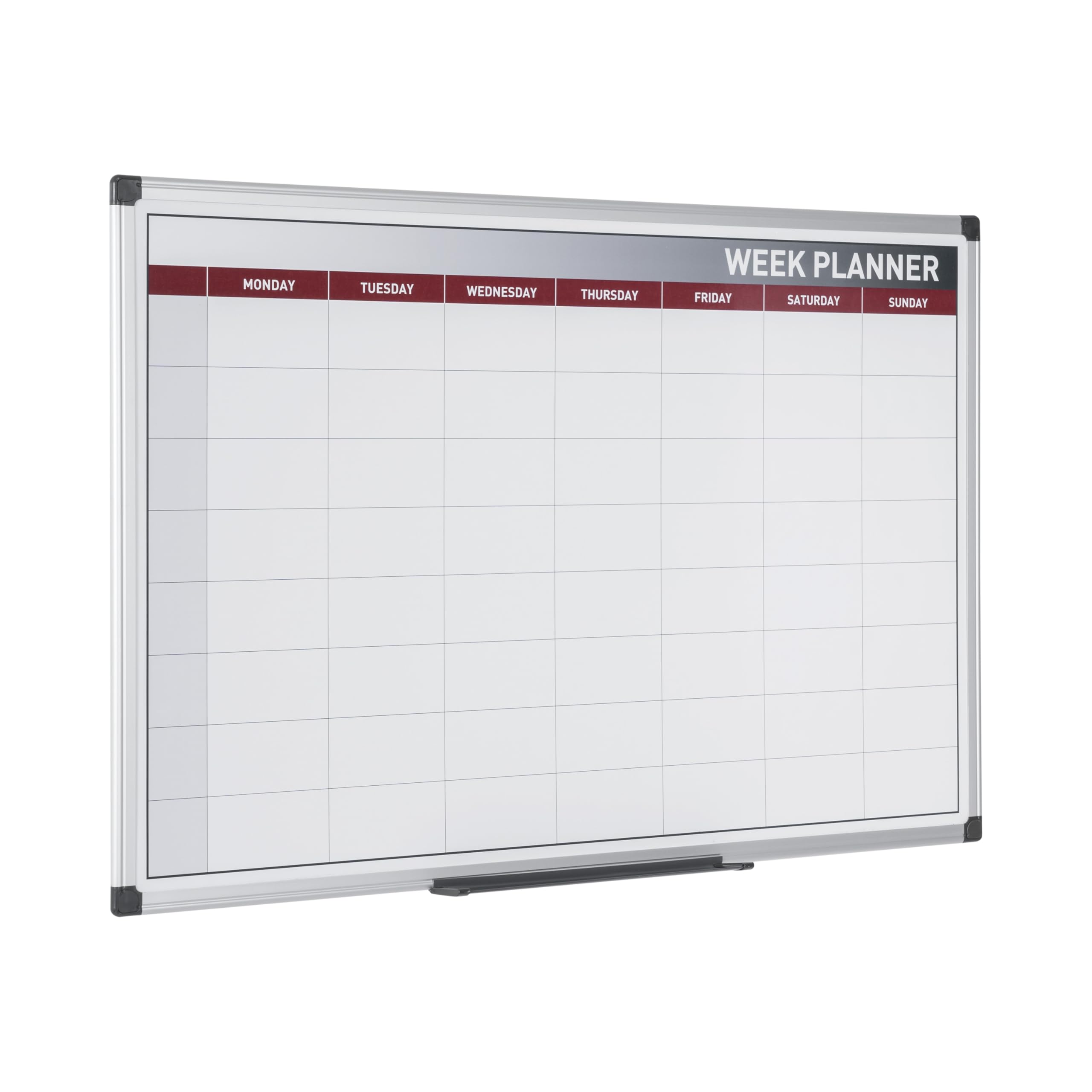 bi-office-planificateur-hebdomadaire-magn-tique-60-x-45-cm-cadre-aluminium image 3