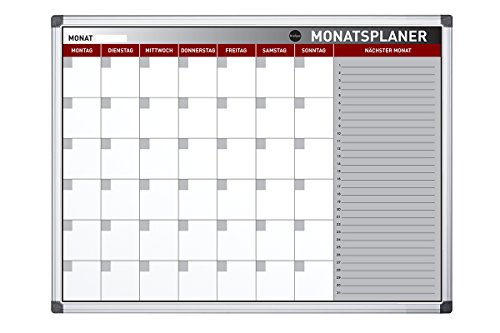 bi-office-earth-maya-planificateur-mensuel-magn-tique-90-x-60-cm-cadre-aluminium image 2