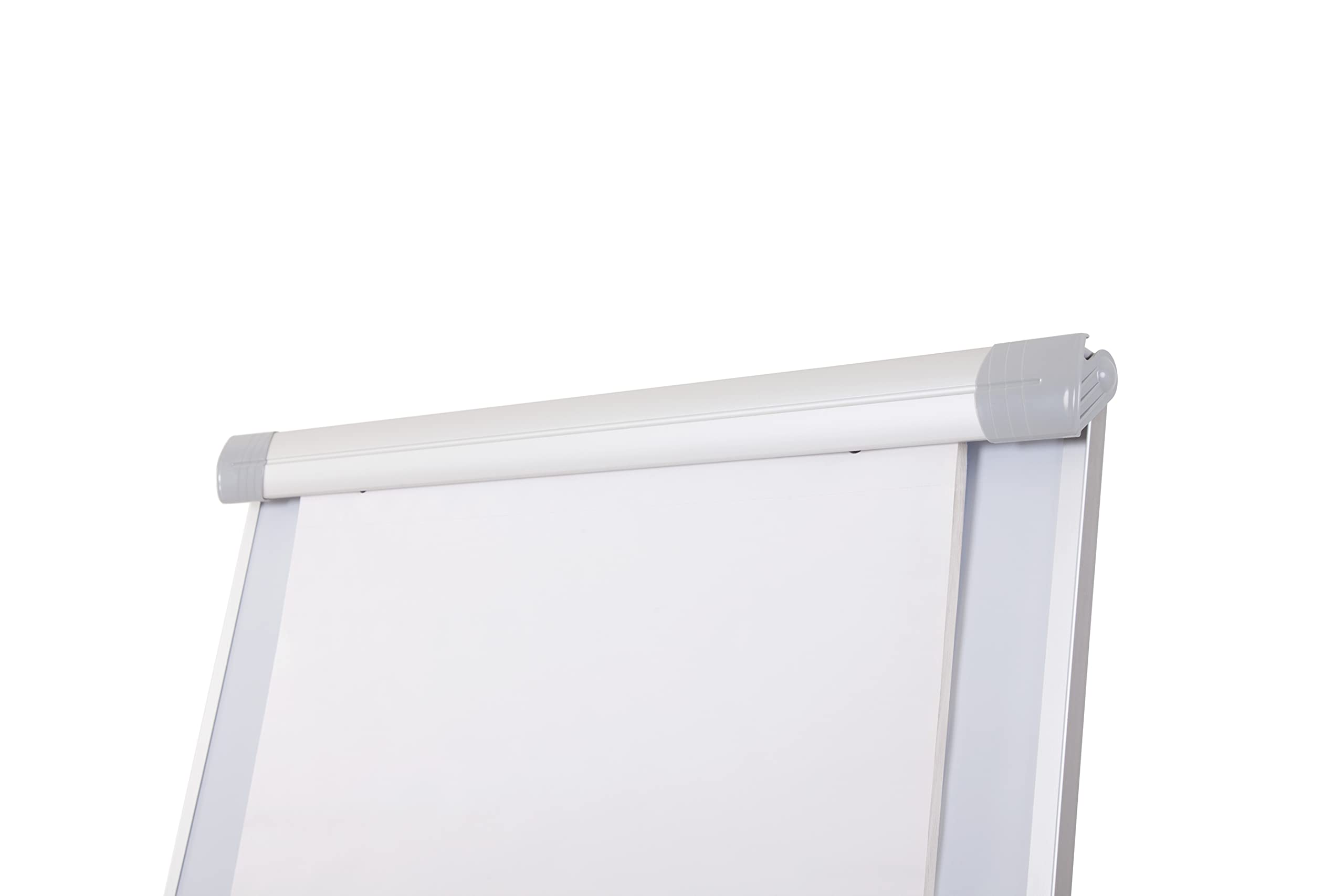 bi-office-chevalet-de-conf-rence-mobile-magn-tique-70x100-cm-cadre-aluminium-gri image 4