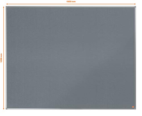 nobo-essence-tableau-d-affichage-feutre-1500-x-1200-mm-cadre-aluminium-gris-1915 image 8
