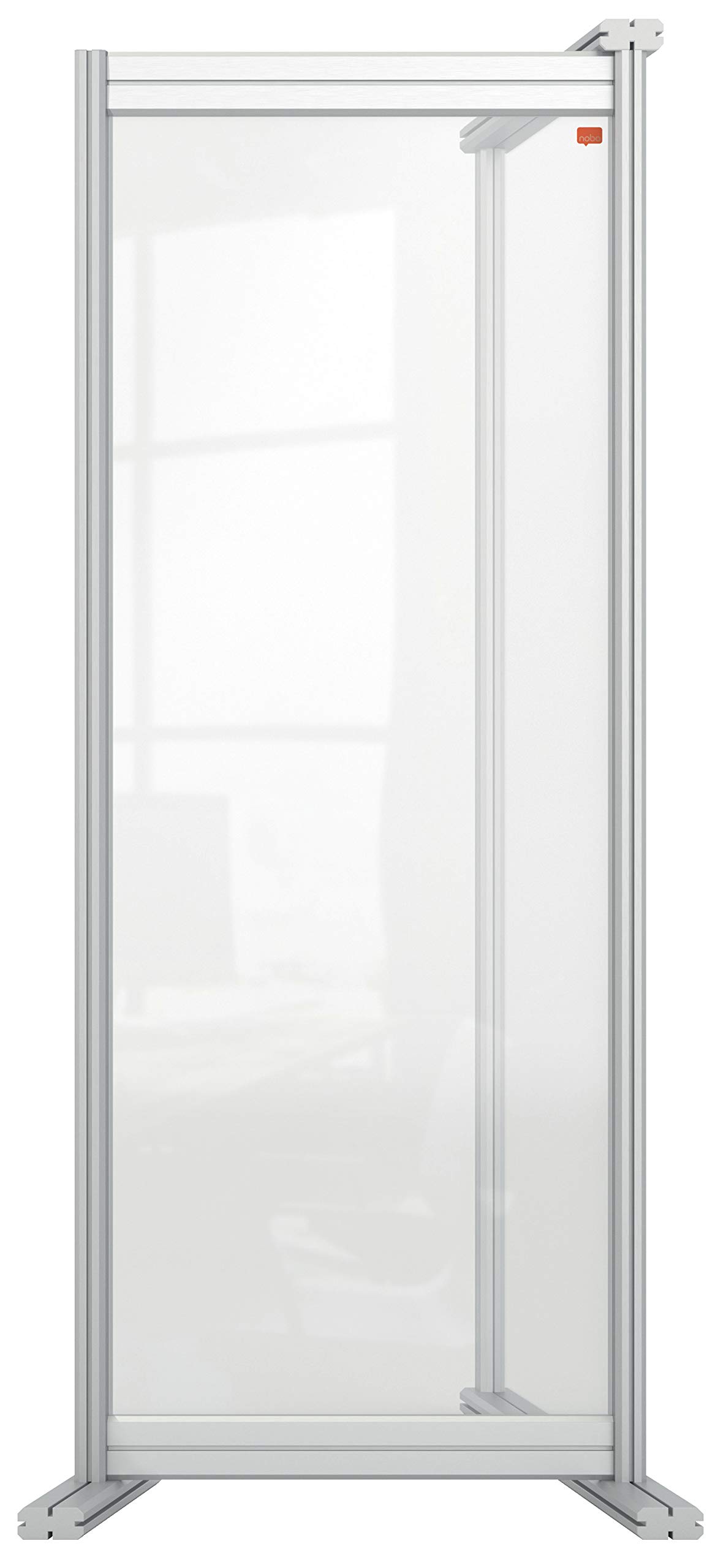 nobo-premium-plus-1915499-s-parateur-de-bureau-acrylique-transparent-400x1000-mm image 2
